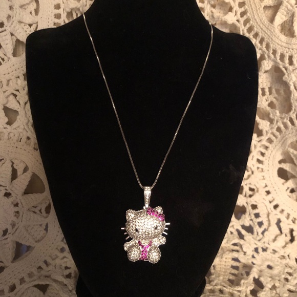 NWT Hello Kitty Bling Necklace! - Picture 5 of 12